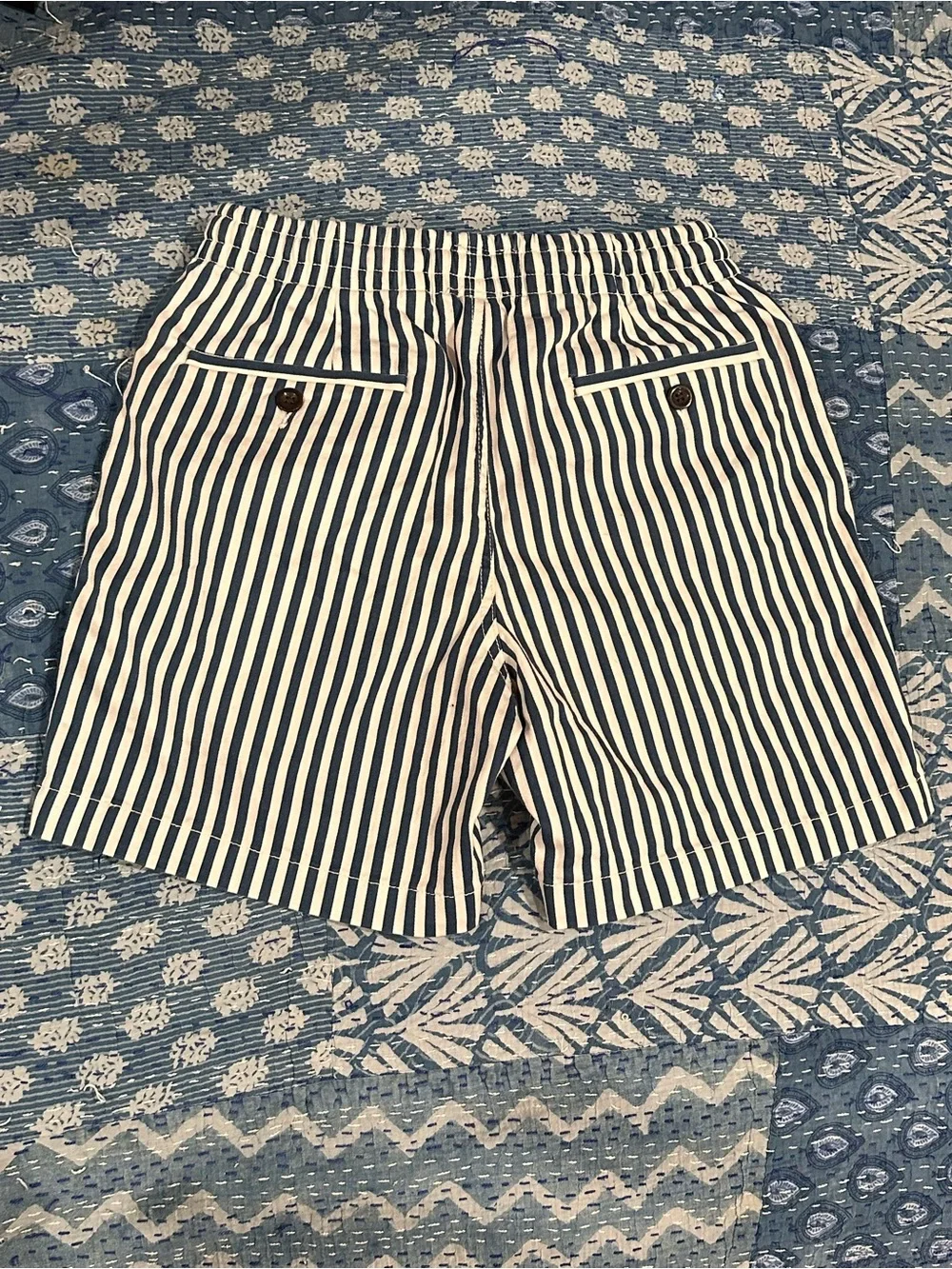 J. Crew Navy and White nautical Stripe shorts NEW w/o tags